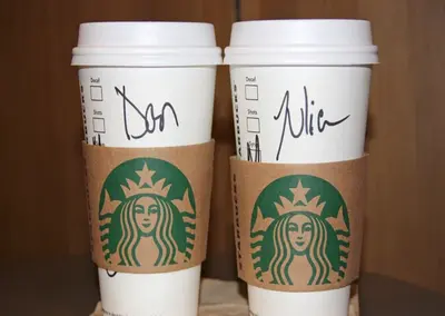 You are currently viewing Starbucks name on cup